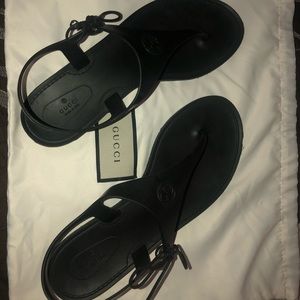 Gucci black sandals